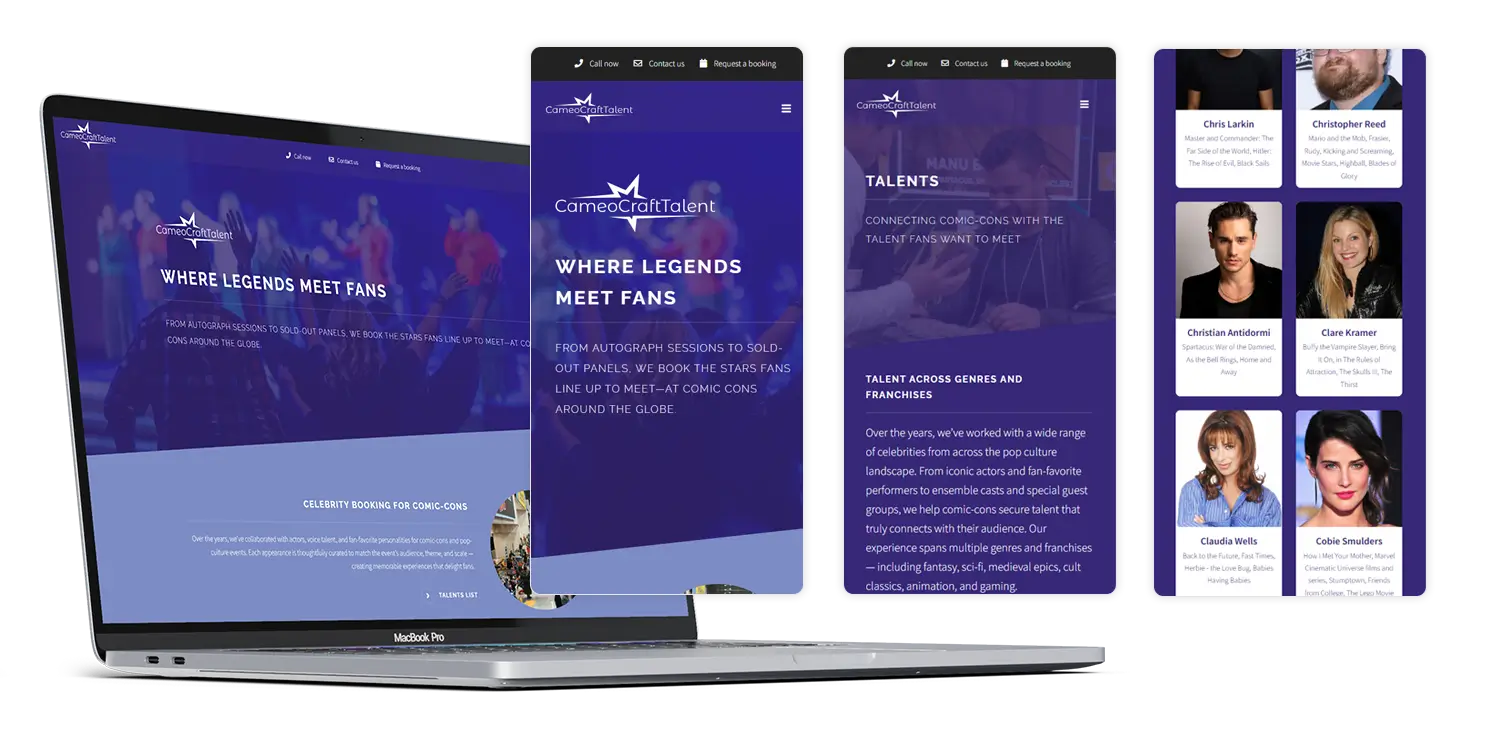 CameoCraft - Talent Agency